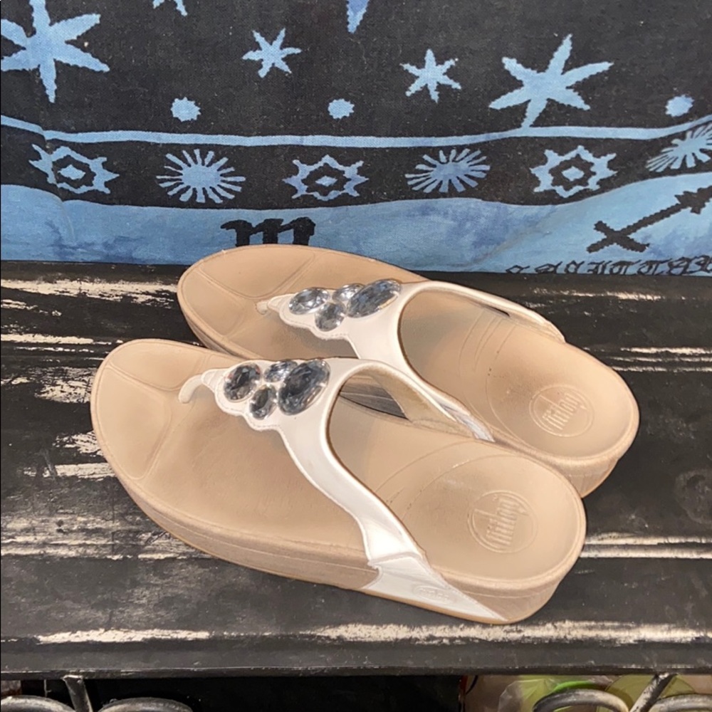 Fitflop Sandals W/ Rinestones